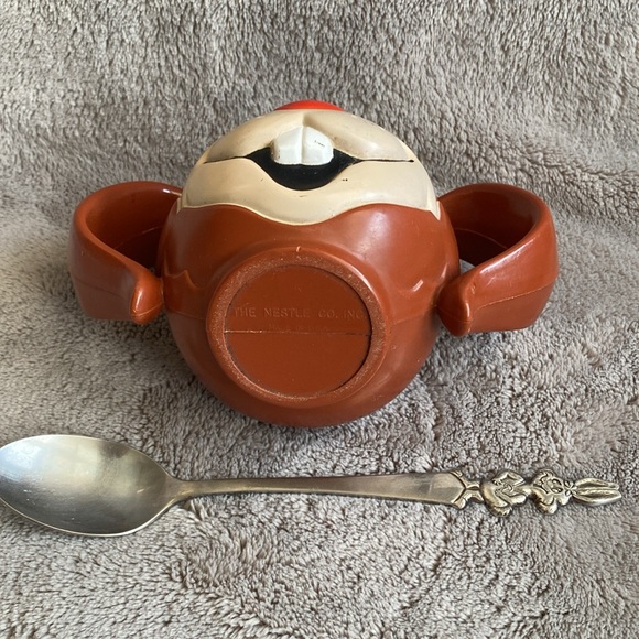 Vintage Quik bunny mug and spoon - Picture 2 of 3